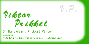 viktor prikkel business card